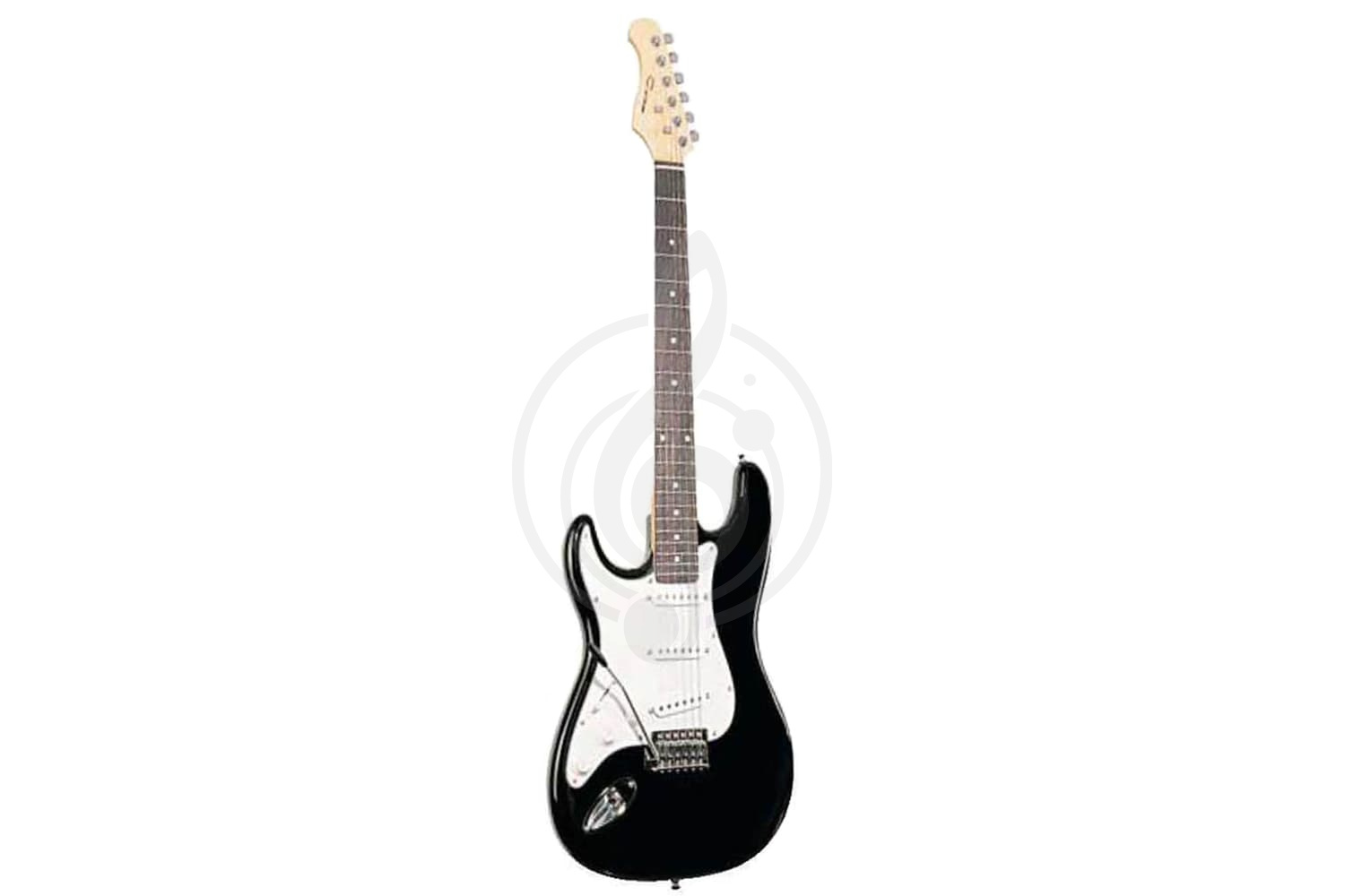 Электрогитара Stratocaster Caraya - E200LF-BK - Электрогитара леворукая - фото 1