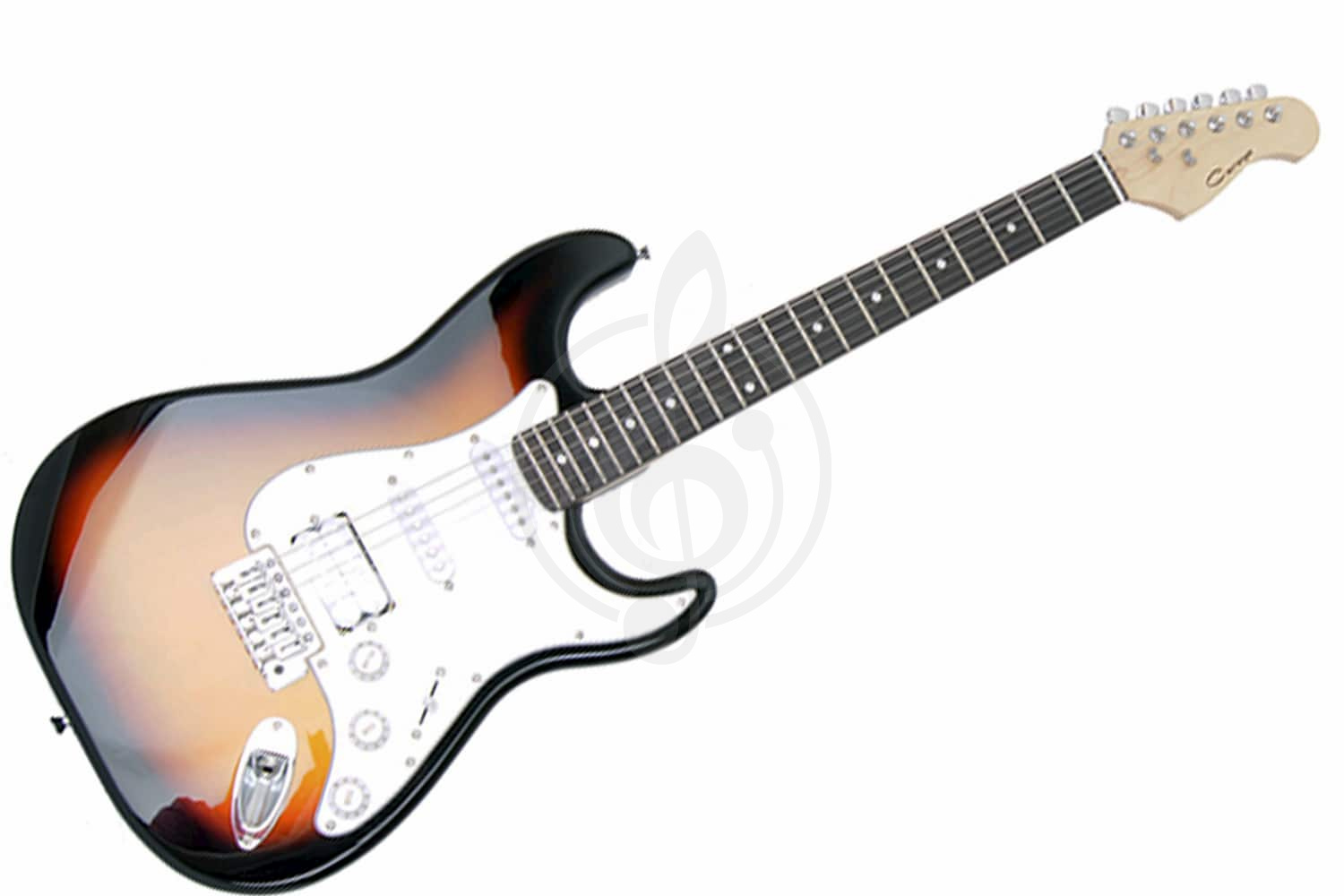 Электрогитара Stratocaster Caraya E201BS - Электрогитара - фото 1