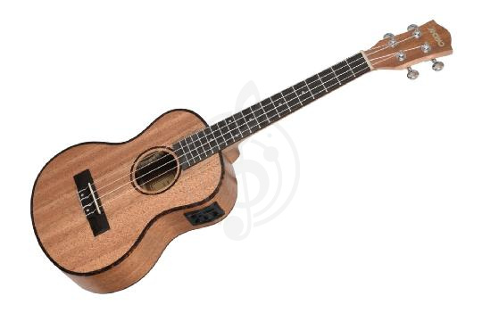 Изображение Cascha HH-2048E Mahogany Series - Укулеле тенор со звукоснимателем, с чехлом, цвет натуральный