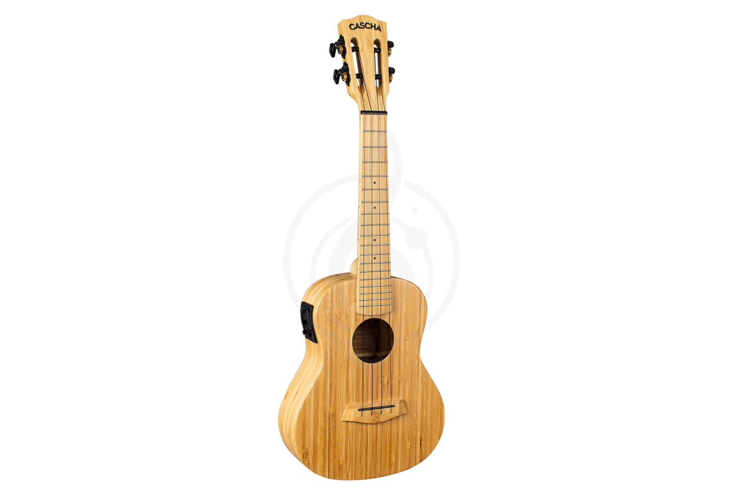 Укулеле концерт Cascha HH-2313E Bamboo Series - Укулеле концертный с чехлом и звукоснимателем - фото 3