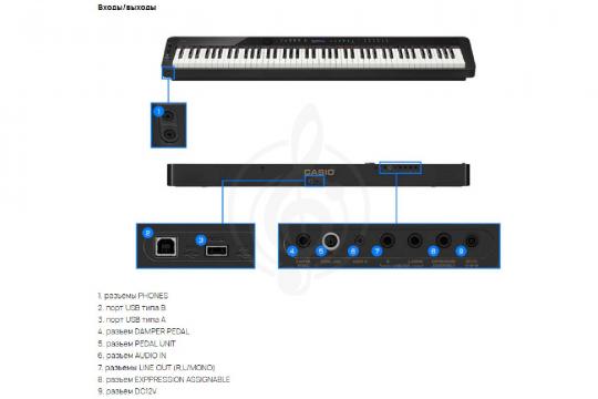 Цифровое пианино Casio PX-S3100BK - Цифровое пианино - фото 8