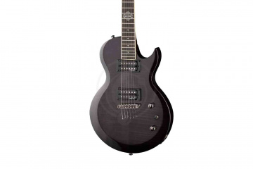 Электрогитара Les Paul Clevan CP-52FTBK-GLOSS - Электрогитара, черная - фото 6