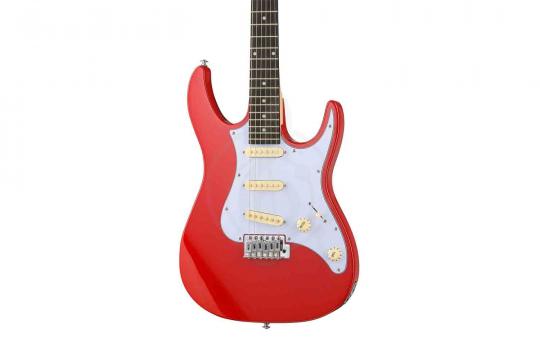 Электрогитара Stratocaster Clevan CST-10RD - Электрогитара, красная - фото 6