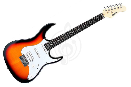 Clevan CST-20SB - Электрогитара, санберст - фото 1 Электрогитара Superstrat Clevan CST-20SB - Электрогитара, санберст - фото 1