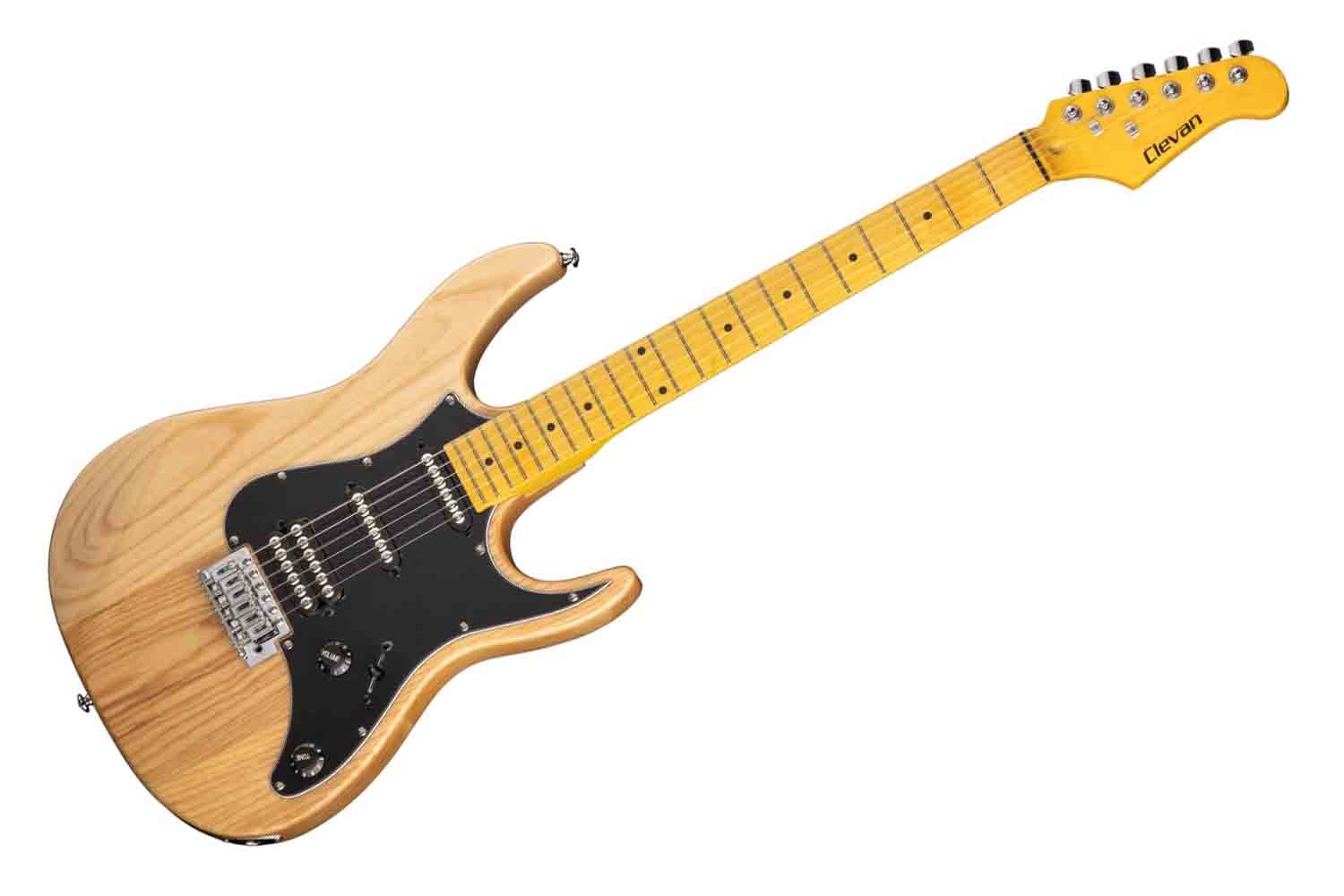 Электрогитара Stratocaster Clevan CST-30N - Электрогитара, натуральный - фото 1