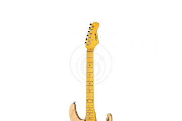 Электрогитара Stratocaster Clevan CST-30N - Электрогитара, натуральный - фото 5