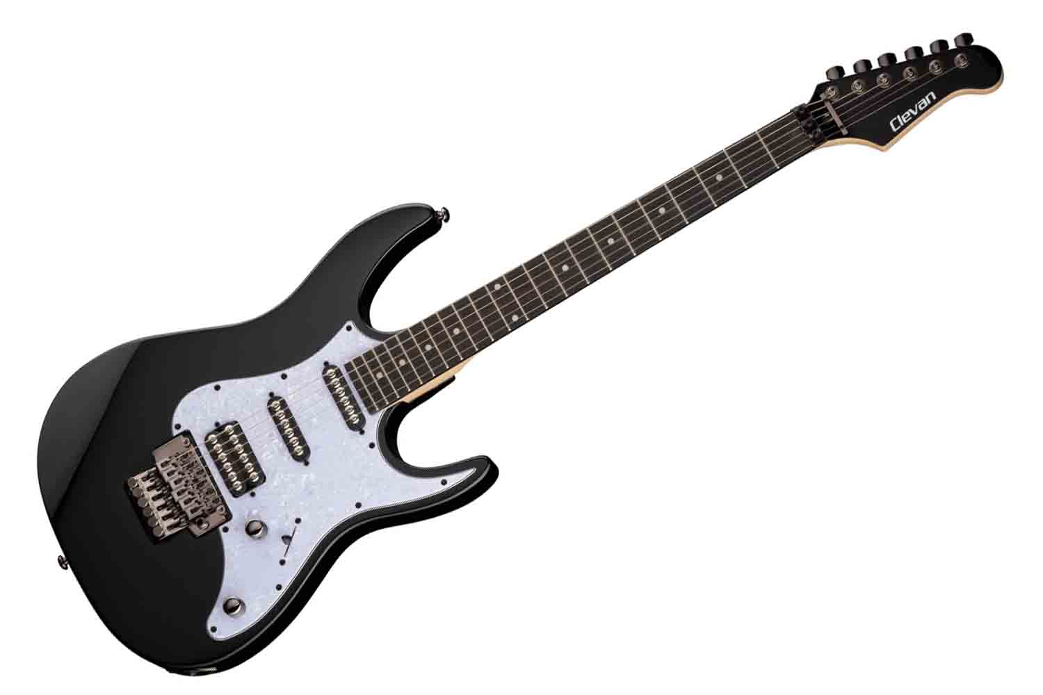 Электрогитара Stratocaster Clevan CST-52/FR-BK - Электрогитара - фото 1