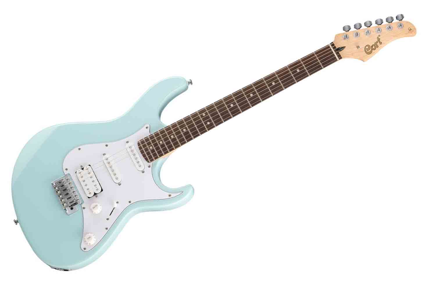 Электрогитара Stratocaster Cort G200-SKB G Series - Электрогитара, голубая - фото 1