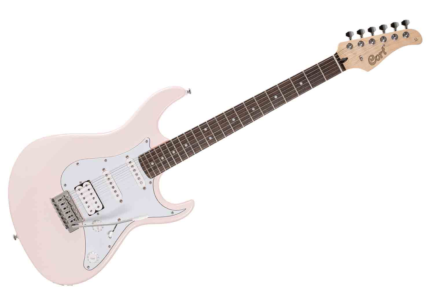 Электрогитара Stratocaster Cort G200-WBAG-PPK G Series - Электрогитара, розовая, с чехлом - фото 1