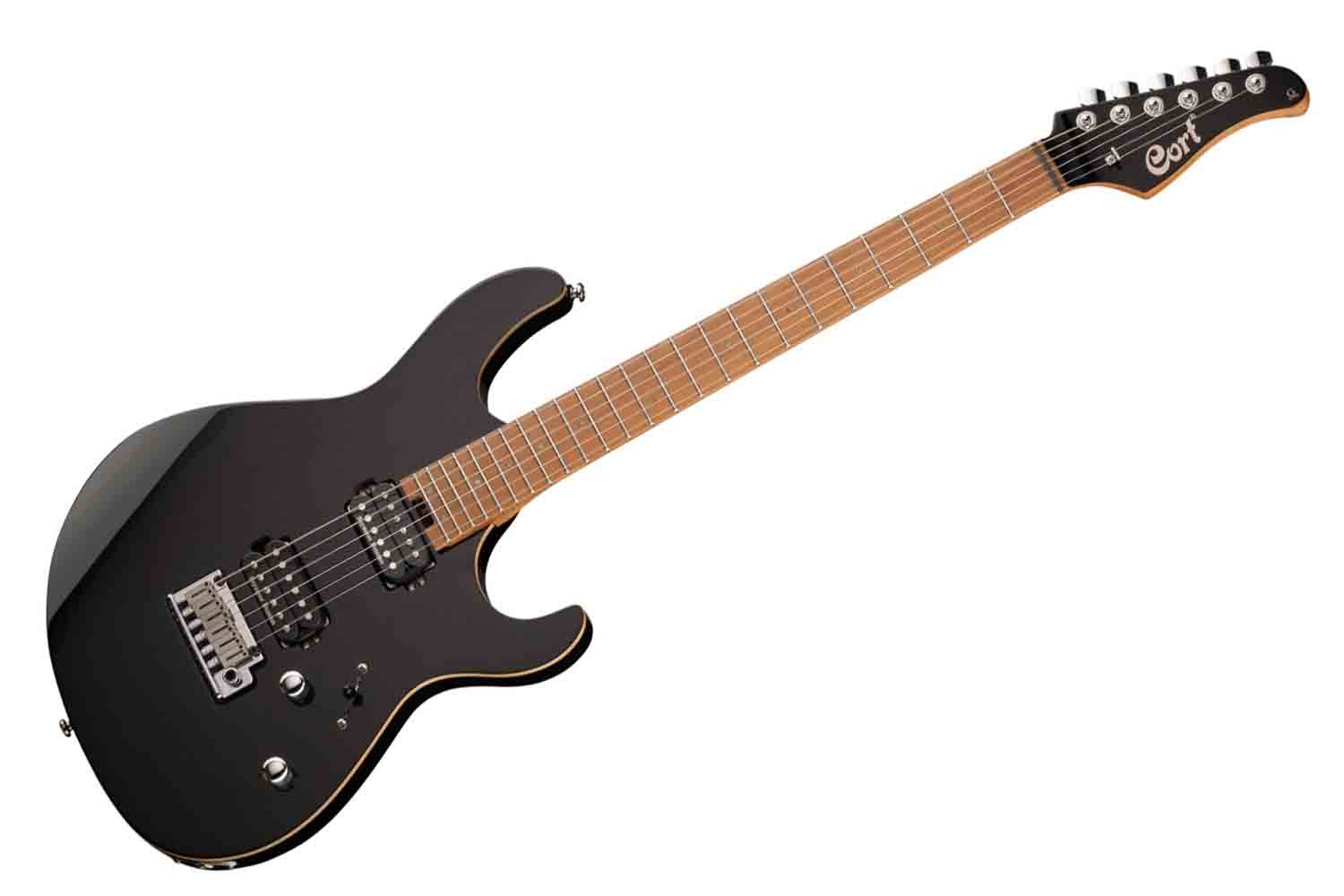 Электрогитара Stratocaster Cort G300-PRO-BK G Series - Электрогитара, черная - фото 1