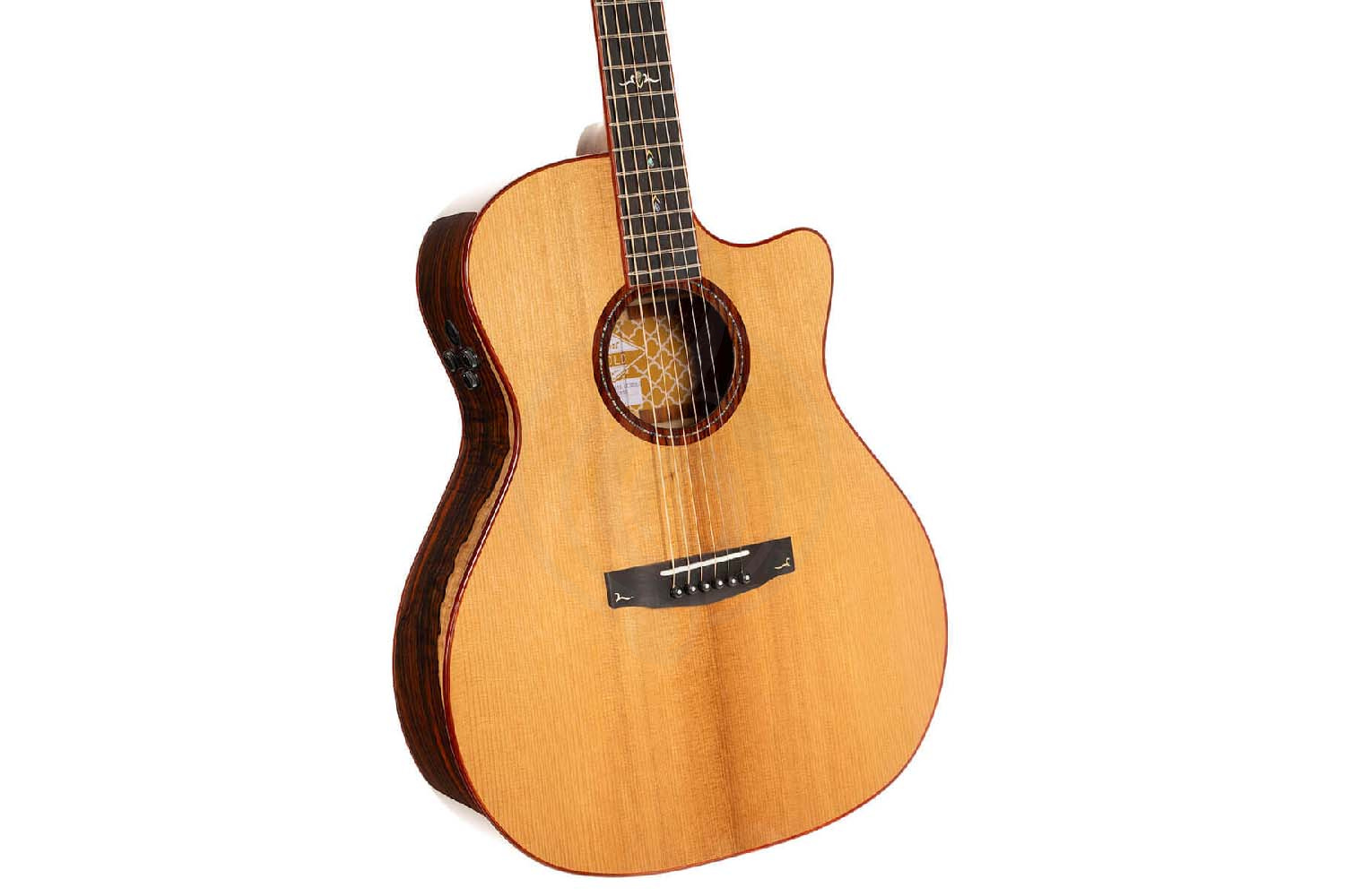 Электроакустическая гитара Cort Gold-A10-Cocobolo-WCASE-NAT Gold Series - Электроакустическая гитара - фото 2