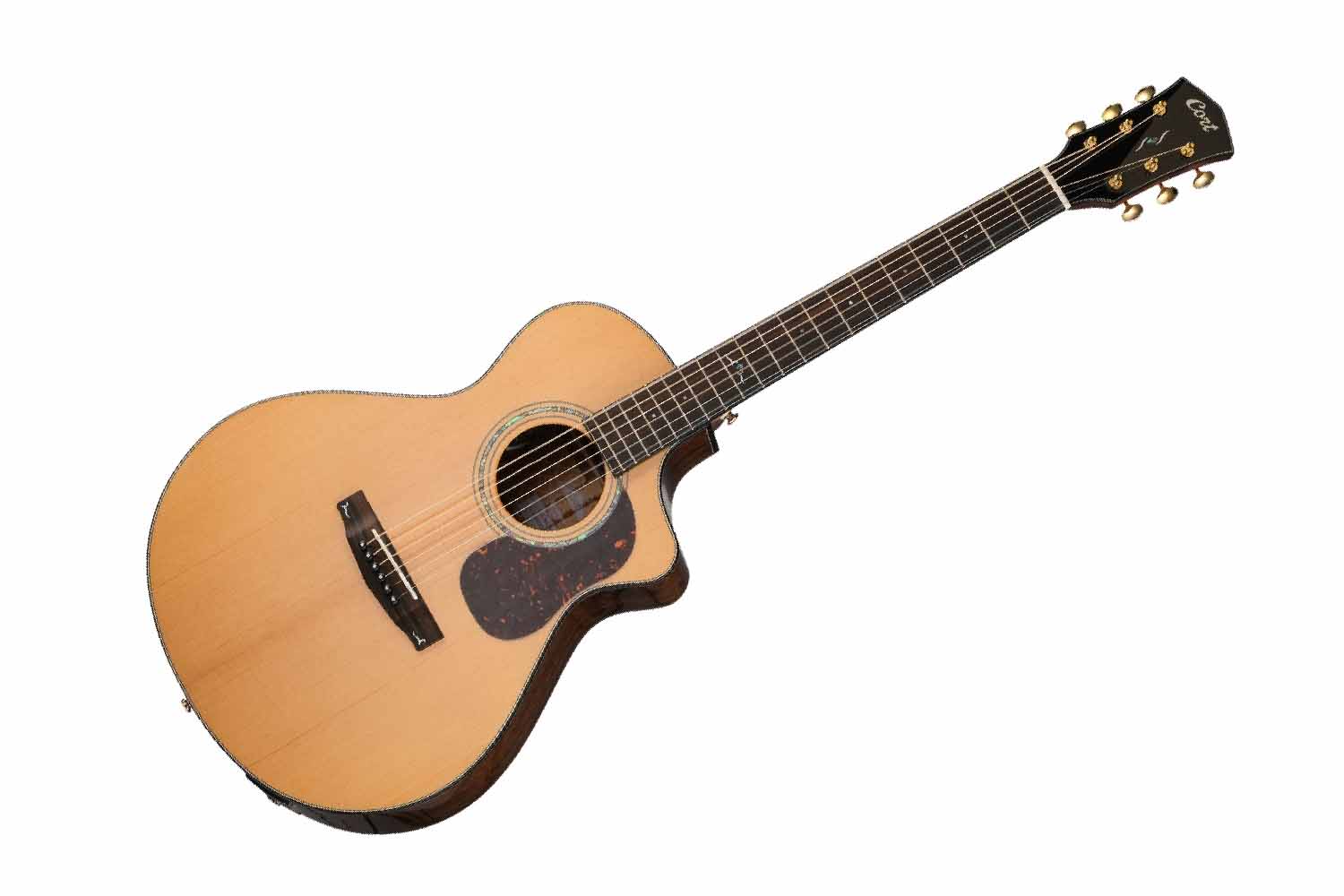 Электроакустическая гитара Cort Gold-MC6-Ovangkol-WCASE-NAT Gold Series - Электроакустическая гитара - фото 1