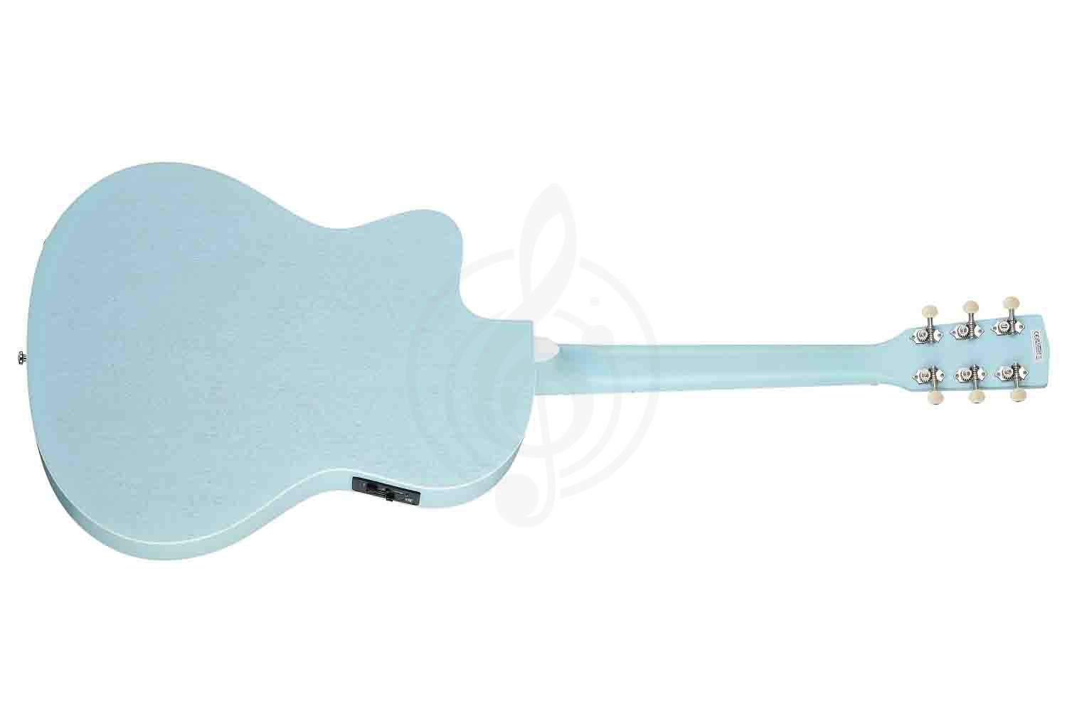 Электроакустическая гитара Cort Jade-Classic-SKOP Jade Series - Электроакустическая гитара, голубая - фото 5