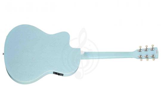 Электроакустическая гитара Cort Jade-Classic-SKOP Jade Series - Электроакустическая гитара, голубая - фото 5