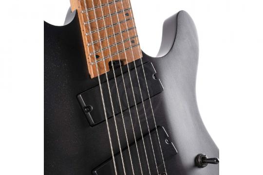 Электрогитара Superstrat Cort KX307MS-OPBK KX Series - Электрогитара 7-струнная, мультимензурная, черная - фото 12