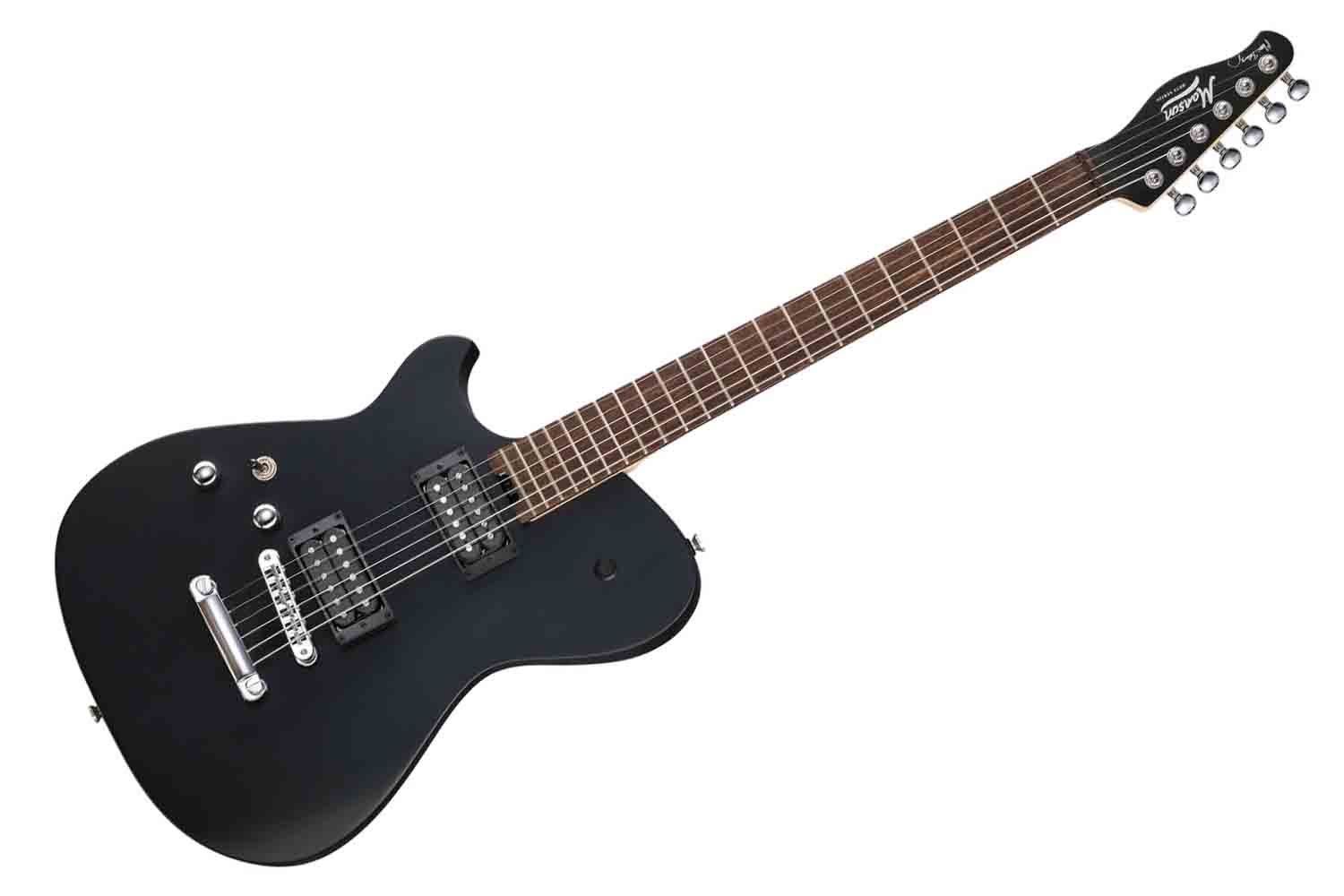 Электрогитара Telecaster Cort MBM-2H-LH-SBLK META Series - Электрогитара, леворукая, черная - фото 1