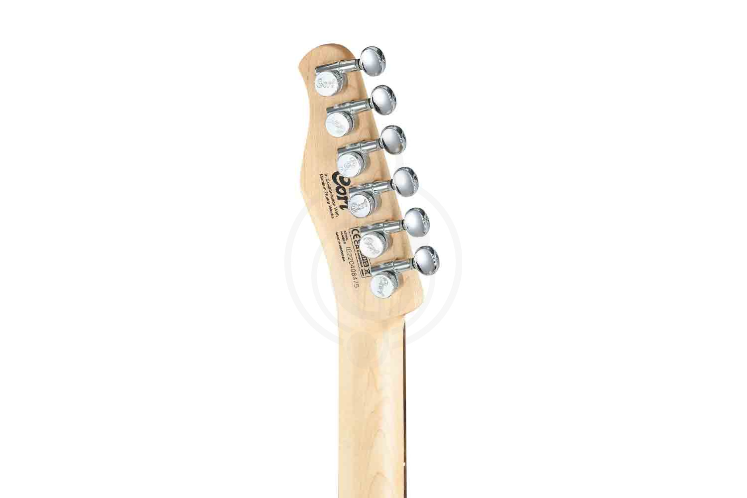 Электрогитара Telecaster Cort MBM-2H-Sustainiac-BBE META Series - Электрогитара, синяя - фото 6