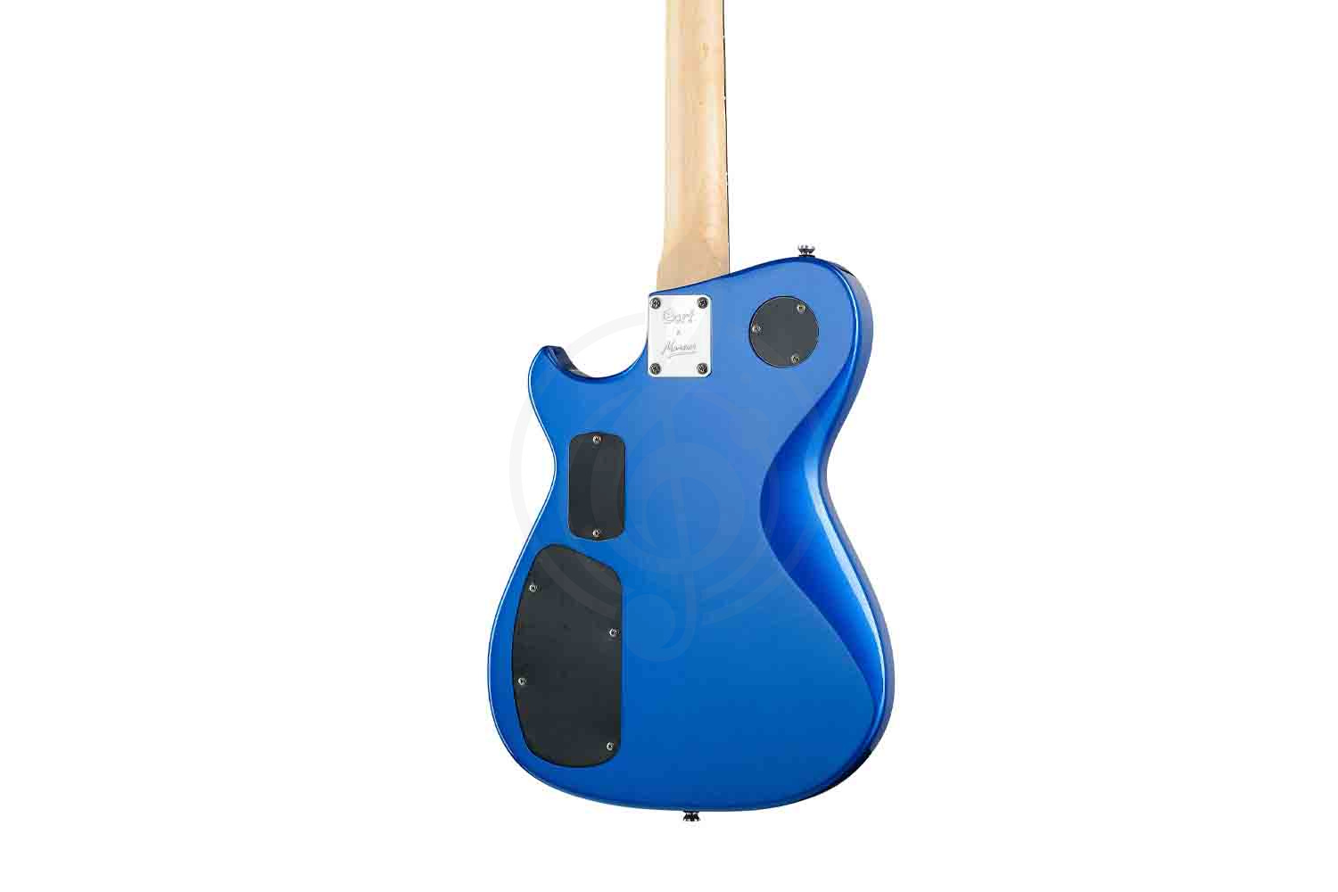 Электрогитара Telecaster Cort MBM-2H-Sustainiac-BBE META Series - Электрогитара, синяя - фото 10