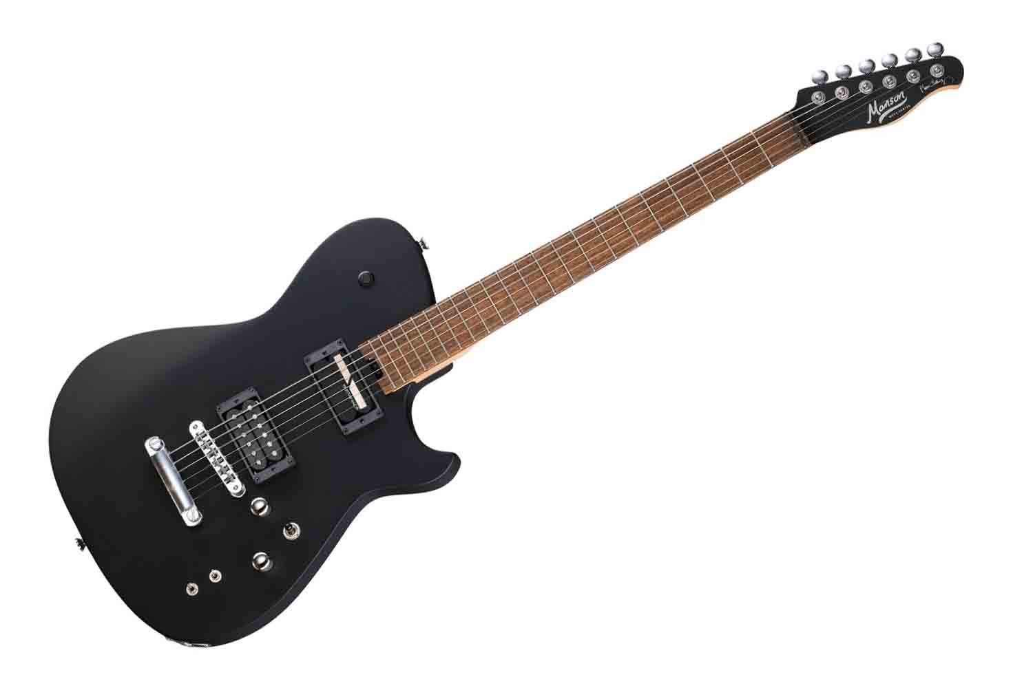 Электрогитара Telecaster Cort MBM-2H-Sustainiac-SBLK META Series - Электрогитара, черная - фото 1