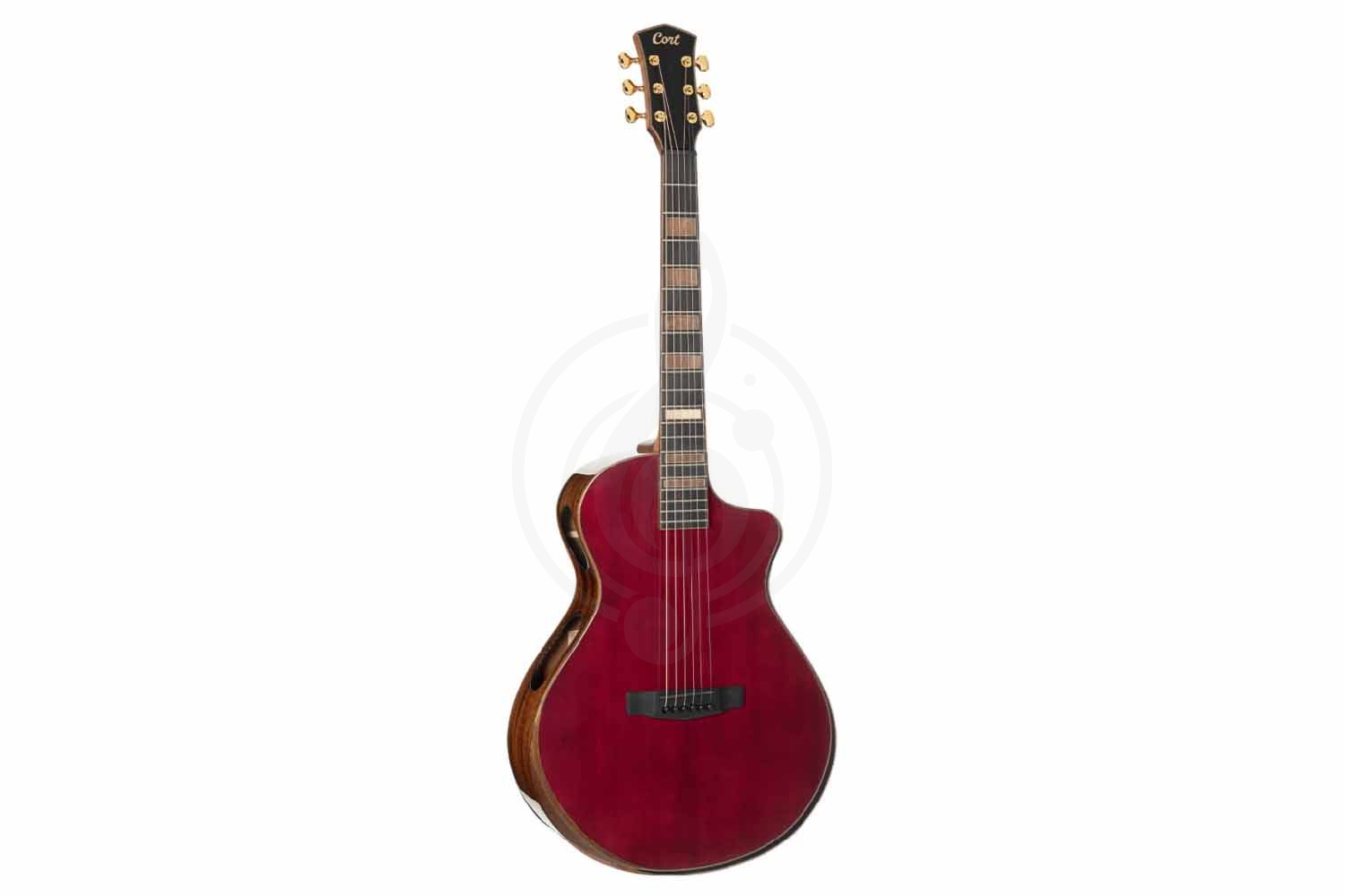 Электроакустическая гитара Cort Modern-Burgundy-WCASE-TBD Masterpiece Series - Электроакустическая гитара - фото 3