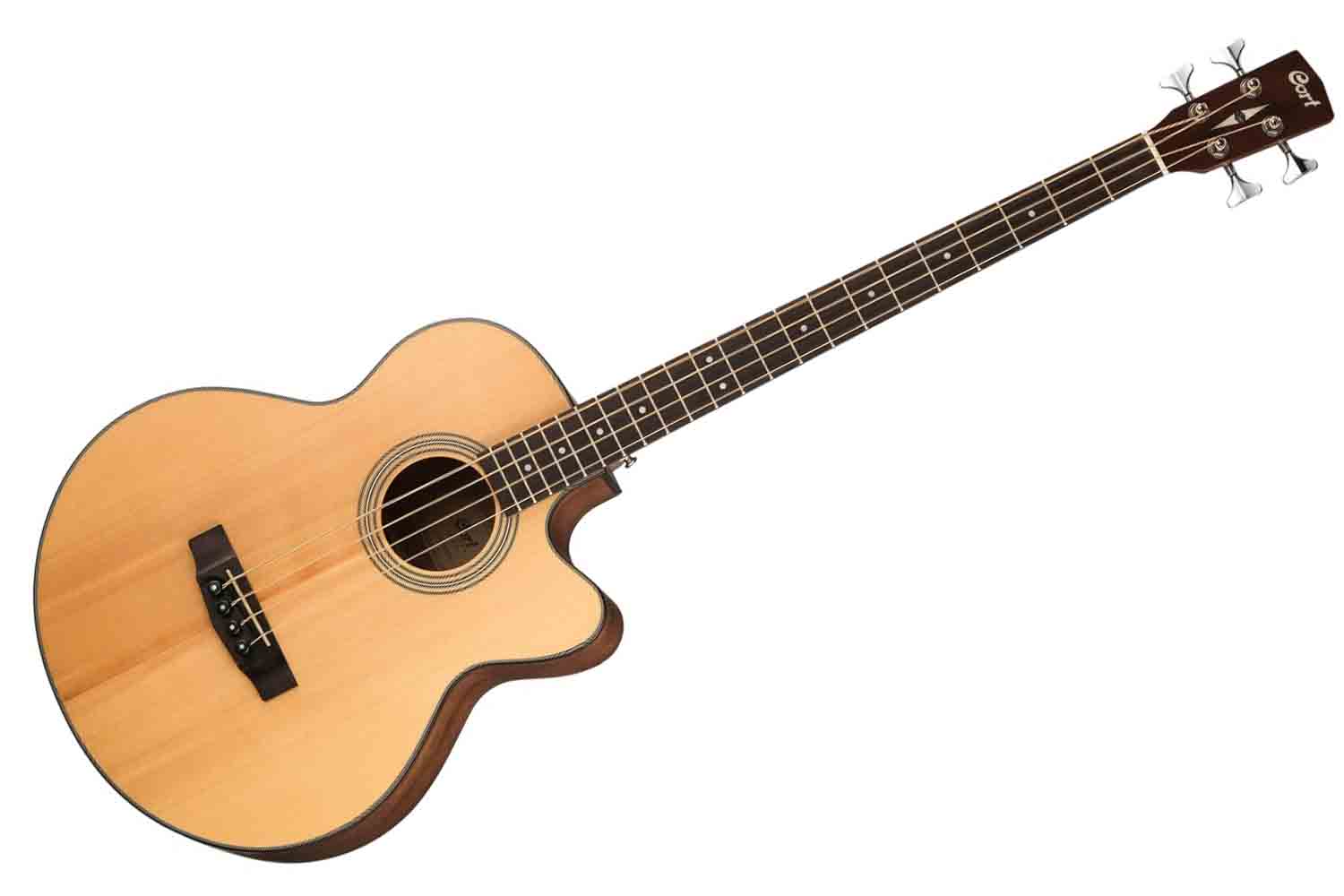 Акустическая бас-гитара Cort SJB5F-NS-WBAG Acoustic Bass Series - Электро-акустическая бас-гитара - фото 1