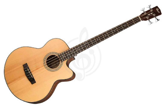 Акустическая бас-гитара Cort SJB5F-NS-WBAG Acoustic Bass Series - Электро-акустическая бас-гитара - фото 1