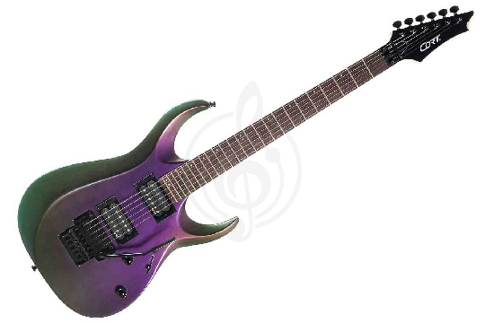 Электрогитара Superstrat Cort X300-FPU X Series - Электрогитара, фиолетовая - фото 1