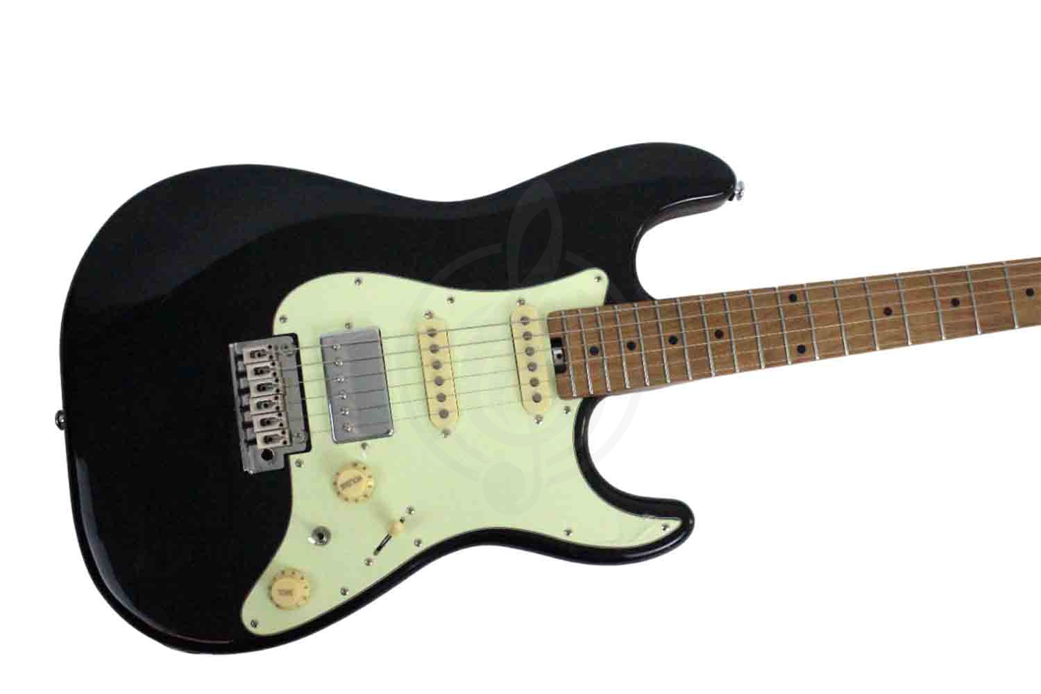 Электрогитара Stratocaster Crafter Charlotte (Silhouette) VVS MP Cosmic Black - Электрогитара - фото 4