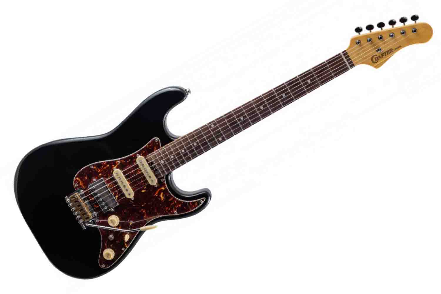 Электрогитара Stratocaster CRAFTER Crema RS Cosmic Black - Электрогитара - фото 1