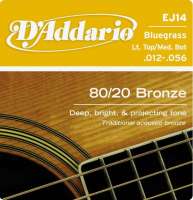 Изображение D'Addario EJ14 Bronze Струны для акустической гитары 12-56