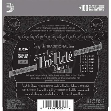 D'ADDARIO EJ29 - Струны для классической гитары. Серебро, слабое натяжение - фото 2 Струны для классической гитары D'ADDARIO EJ29 - Струны для классической гитары. Серебро, слабое натяжение - фото 2