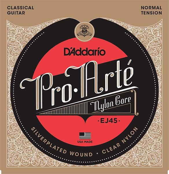 Струны для классической гитары D'Addario EJ45 PRO ARTE - Струны для классической гитары, среднего натяжения - фото 1