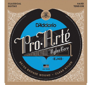 D'Addario EJ48 PRO ARTE струны для классической гитары, сильного натяжения, 0285, 0327, 0410 - фото 1 Струны для классической гитары D'Addario EJ48 PRO ARTE струны для классической гитары, сильного натяжения, 0285, 0327, 0410 - фото 1