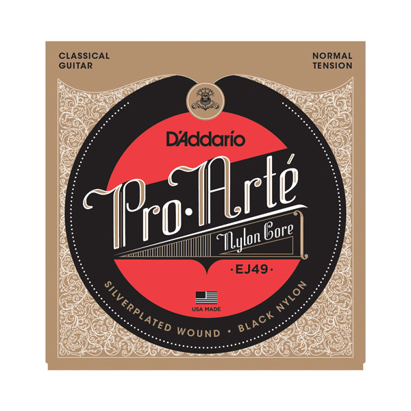 Струны для классической гитары D'Addario EJ49 PRO ARTE - струны для классической гитары, среднего натяжения, 029, 035, 043 - фото 1