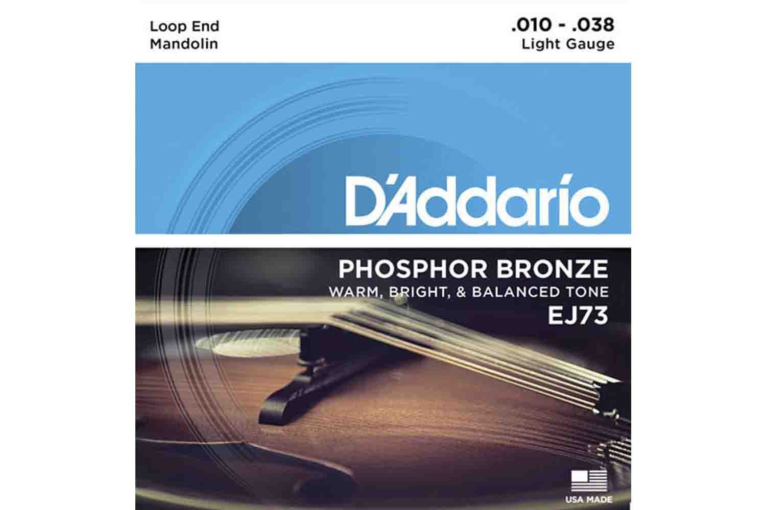 Струны для мандолины D'Addario EJ73 - Комплект струн для мандолины - фото 1
