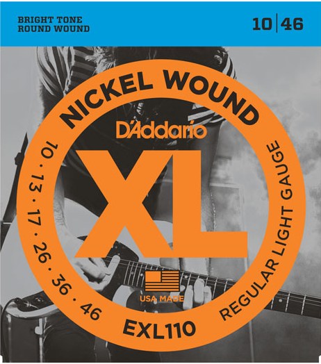 Струны для электрогитары D'Addario EXL110 - Струны для электрогитары 10-46 - фото 1