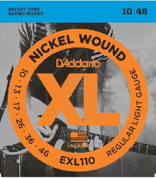 Изображение D'Addario EXL110 - Струны для электрогитары 10-46