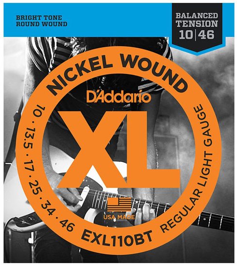 Струны для электрогитары D'Addario EXL110BT - Струны для электрогитары 10-46 - фото 1