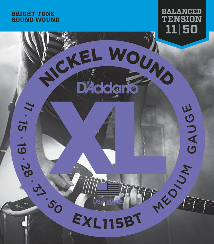 Струны для электрогитары D'Addario EXL115BT Струны для электрогитары 11-50 - фото 1