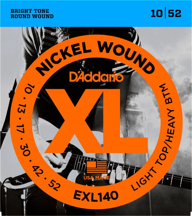 Струны для электрогитары D'Addario EXL140 Струны для электрогитары 10-52 - фото 1