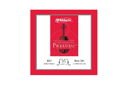 Струны для контрабаса D'Addario J610-3/4M Prelude - Комплект струн для контрабаса 3/4 - фото 1
