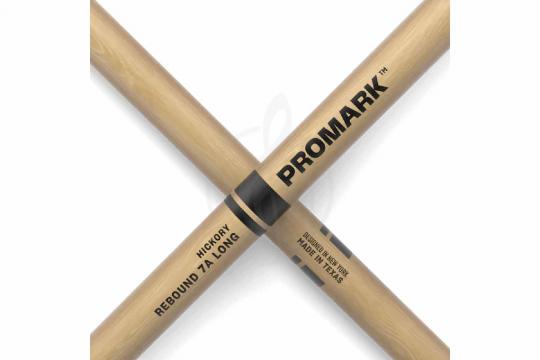 Барабанные палочки D'Addario RBH535LAW Lacquered Hickory Rebound 7A Long - Барабанные палочки - фото 