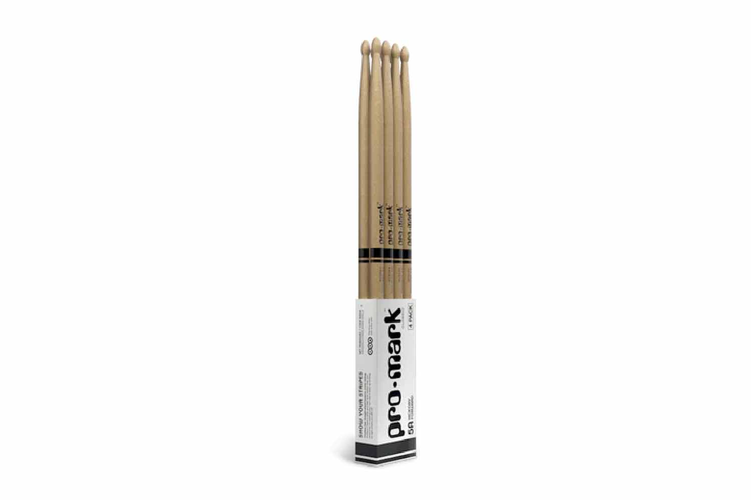 Барабанные палочки D'Addario TX5AW-4P Lacquered Hickory Forward 5A - Барабанные палочки - фото 1