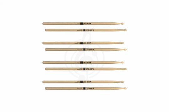 Барабанные палочки D'Addario TX5AW-4P Lacquered Hickory Forward 5A - Барабанные палочки - фото 2