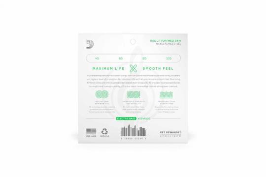 Струны для бас-гитары D'Addario XSB45105 XS Nickel - Комплект струн для бас-гитары - фото 3