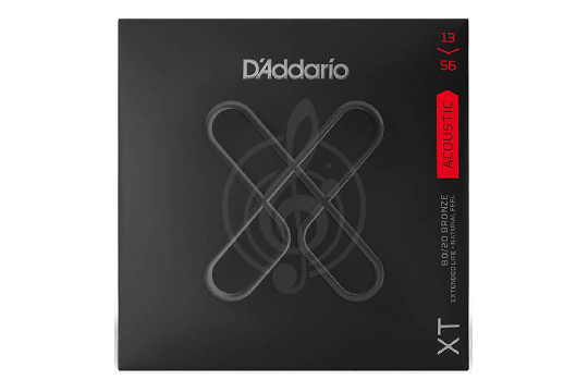 Струны для акустической гитары D'Addario XTABR1356 XT - Струны для акустической гитары 13-56 - фото 1