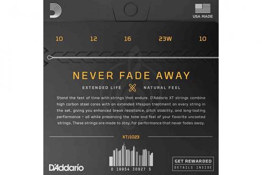 D'Addario XTJ1023 XT - Струны для 5-струнного банджо - фото 2 Струны для банджо D'Addario XTJ1023 XT - Струны для 5-струнного банджо - фото 2