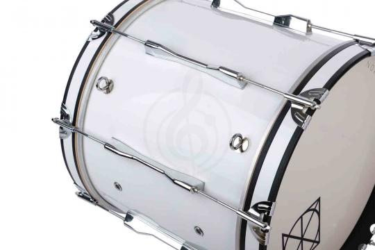Маршевый барабан Dixon PMZCL4161-WT - Маршевый бас-барабан, 16" х 14" - фото 4