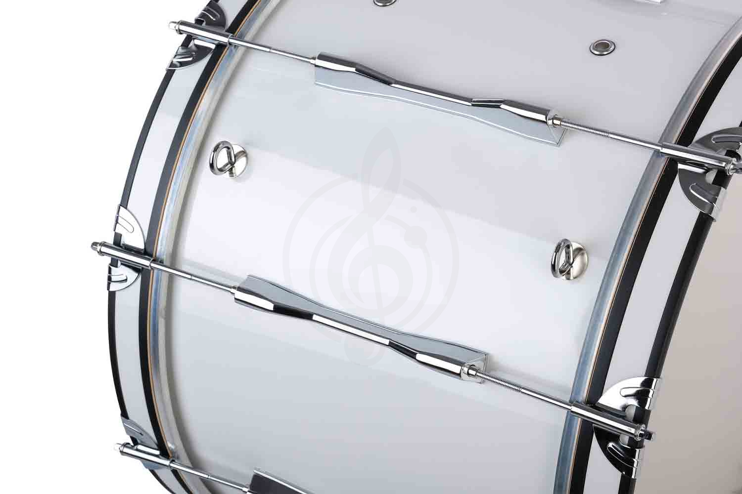 Маршевый барабан Dixon PMZCL4201-WT - Маршевый бас-барабан, 20" х 14" - фото 4