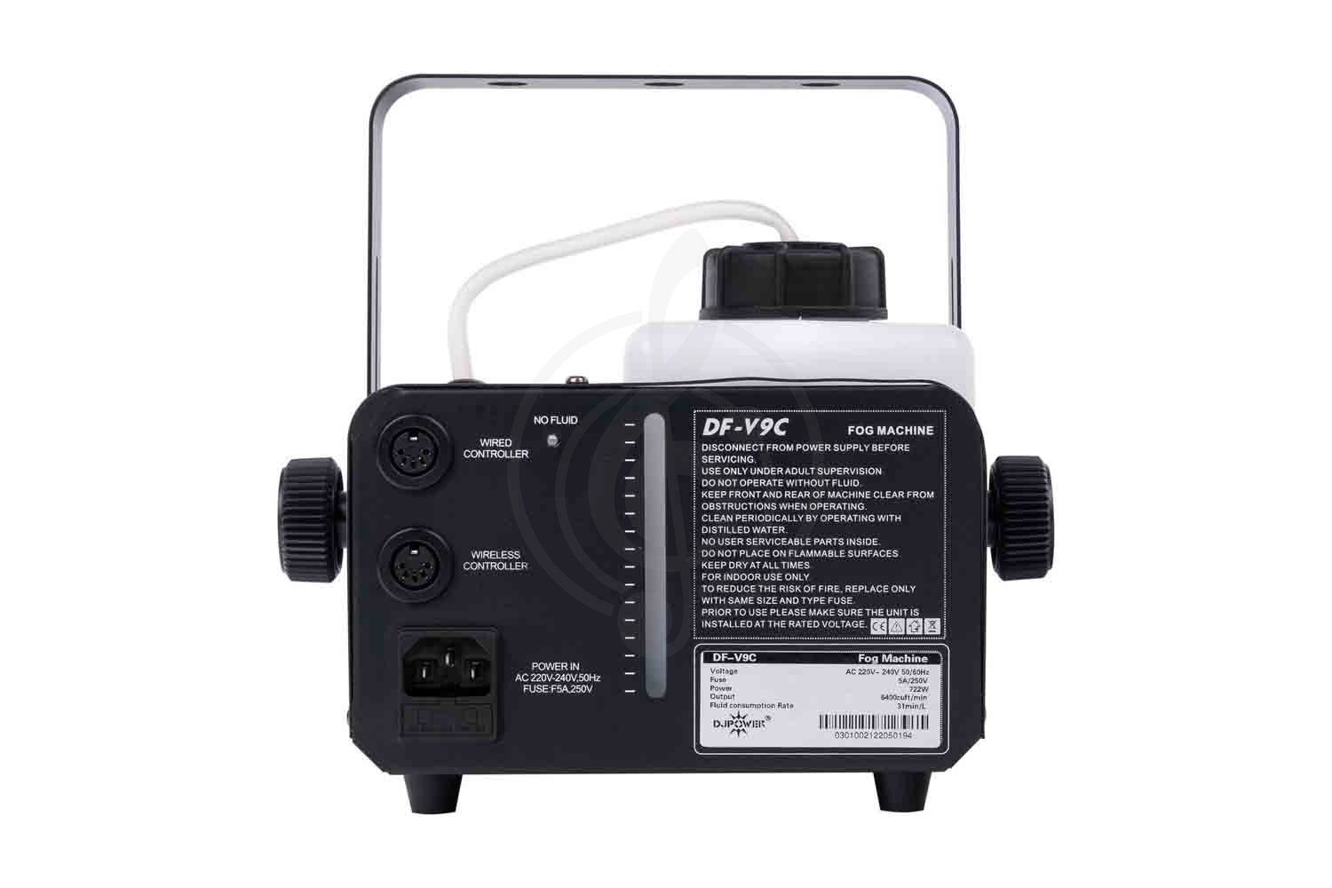 Ггенератор дыма DJPower DF-V9C - Генератор дыма, 722Вт - фото 4